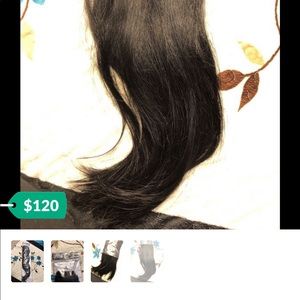 20” real hair extensions